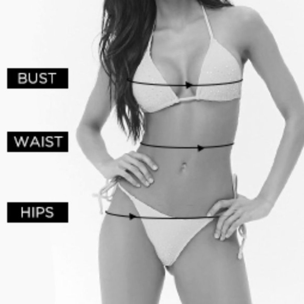 New Solid Ruffled Bikini Set Blue size L - Picture 6 of 8